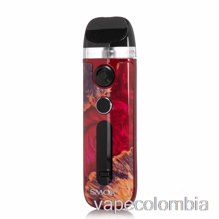 Vape Recargable Smok Novo 5 30w Pod System Rojo Madera Estabilizadora